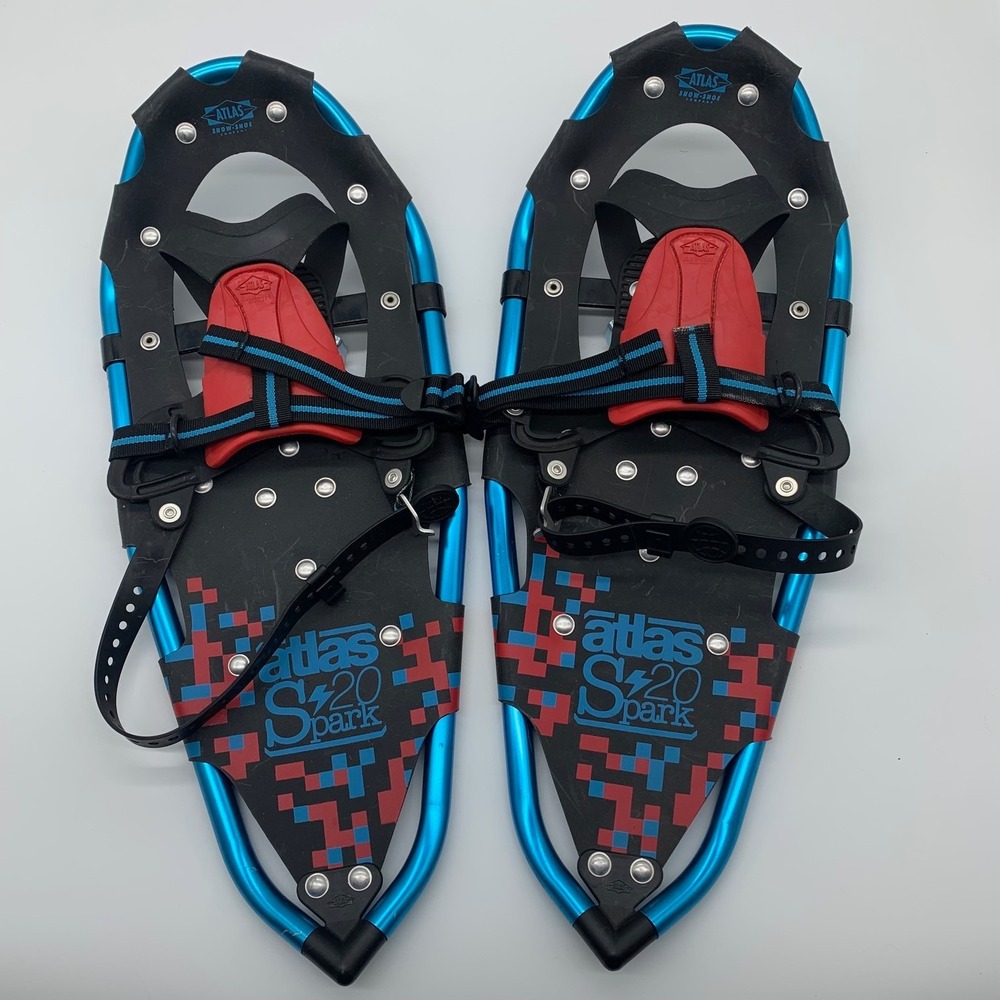 Atlas Spark 20 Youth Kids Snowshoes Blue Red Black Kids Boys Girls Winter Gear